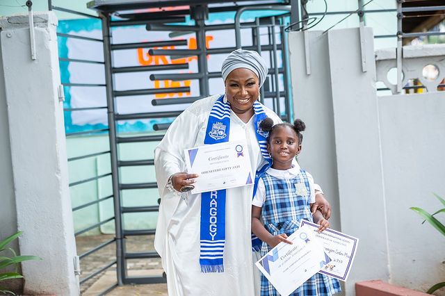 Gifty Anti and daughter graduate