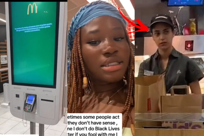 Ghanaian lady shares racist treatment from McDonald's employee in Italy