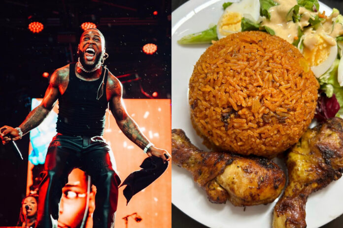 Burna Boy rejects Ghana jollof on TV