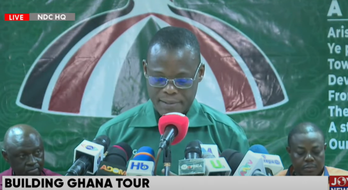 A vote for Bawumia is in reality just a third 
A vote for Bawumia is in reality just a third term for Akufo-Addo – NDC