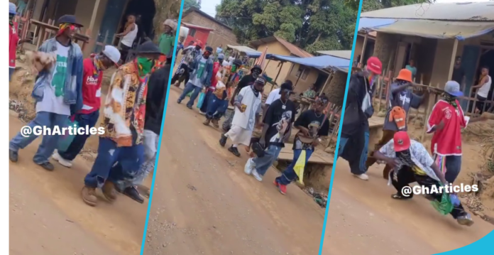 Funny Video Of A Group Of Men Wearing Baggy Trousers And Oversized T-Shirts Goes Viral