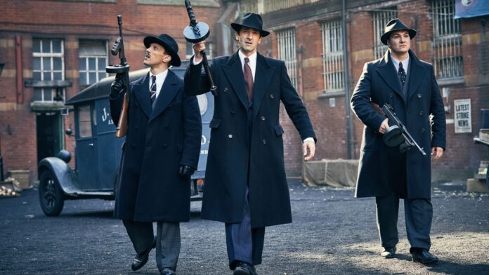 Gangland style inside the real Peaky Blinders criminal gang that GANGLAND STYLE Inside the REAL Peaky Blinders criminal gang that inspired the BBC seriesPEAKY Blinders was a huge hit for the BBC, with its dark plot of gang life in the late 19th century. But some fans may not know that the show was actually inspired by real life Birmingham gangsters. who were just as dark as the ones in the show.