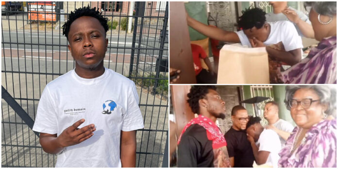 Kyekyeku Breaks Into Tears As Vivian Jill Gifts Him GH¢10k, Video Touches Hearts