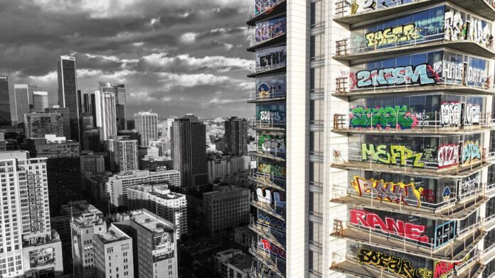 L.A.’s Graffiti Tower Sparks Broadside From Rick Caruso As Mayor’s Office Scrambles