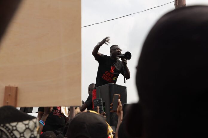 
‘SaveGhanaFootball demo: Conveners present fifteen-point petition to Speaker of Parliament                            