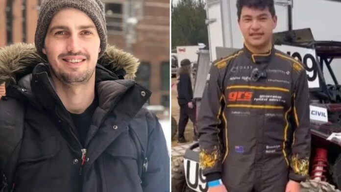 ‘Talented’ teen rally car driver, 15, and co-driver, 35, killed in horror crash during race after veering into ditch