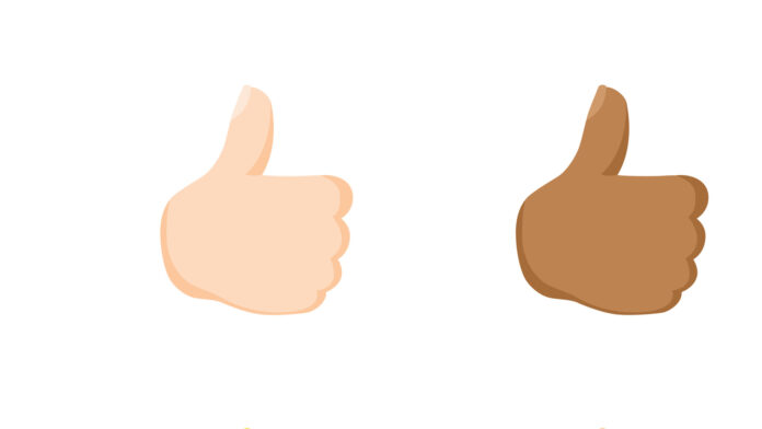 What does the thumbs up emoji mean?