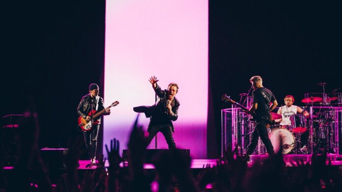 Bono dedicates U2 song  Bono Dedicates U2 Song “All I Want Is You” to First Lady Jill Biden During Final Sphere Performance