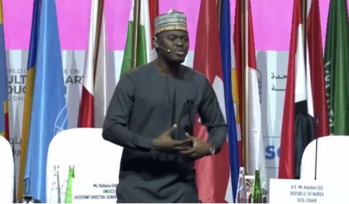 
Chief Moomen addresses UNESCO World Conference on Culture and Arts Education                             