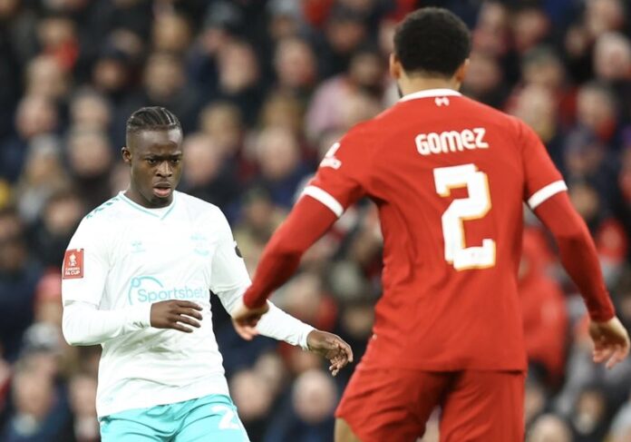 Emirates FA Cup: ghana winger kamaldeen sulemana features for southampton Emirates FA Cup: Ghana winger Kamaldeen Sulemana features for Southampton in defeat to Liverpool