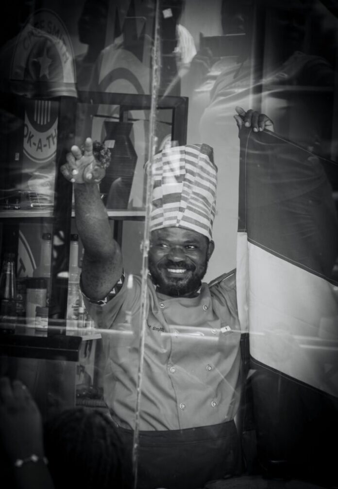 Millennium chef Smith ends GWR cookathon attempt after 820 hours Millennium Chef Smith ends GWR Cookathon attempt after 820 hours (35 days)