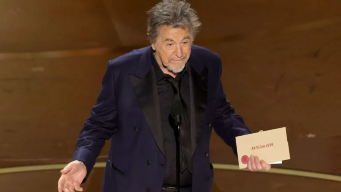 
Oscars 2024: Al Pacino explains awkward best picture announcement                            