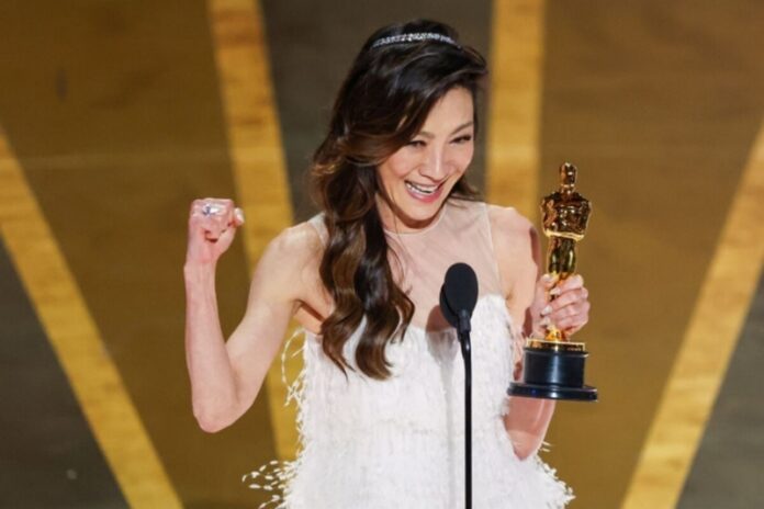 Seven unforgettable Oscars speeches in recent history Michelle Yeoh accepts the award for Actress in a Leading Role at the 95th Academy Awards in the Dolby Theatre.(Myung J. Chun/Los Angeles Times)