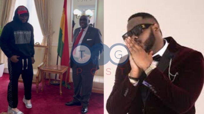 Ghana High Commissioner to UK psyches Medikal ahead of Indigo O2 concert