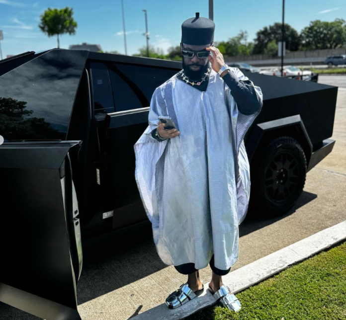 “Too many girls don try to go tie me 4 Nogokpo!!” – Timaya shares after securing Tesla Cybertruck