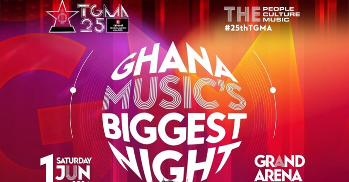 
25th Telecel Ghana Music Awards slated for June 1                            