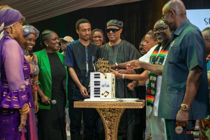 
Ghana Tourism Authority welcomes Stevie Wonder with soirée                            