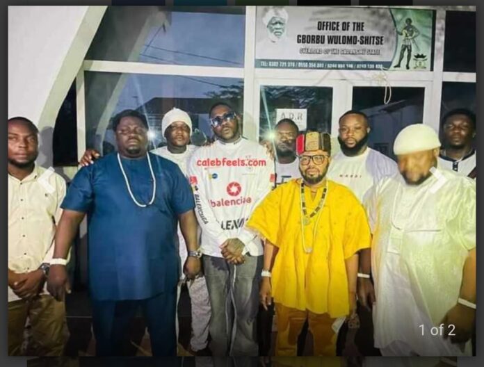 Medikal honours Nungua Stool’s invitation over verification of land documents