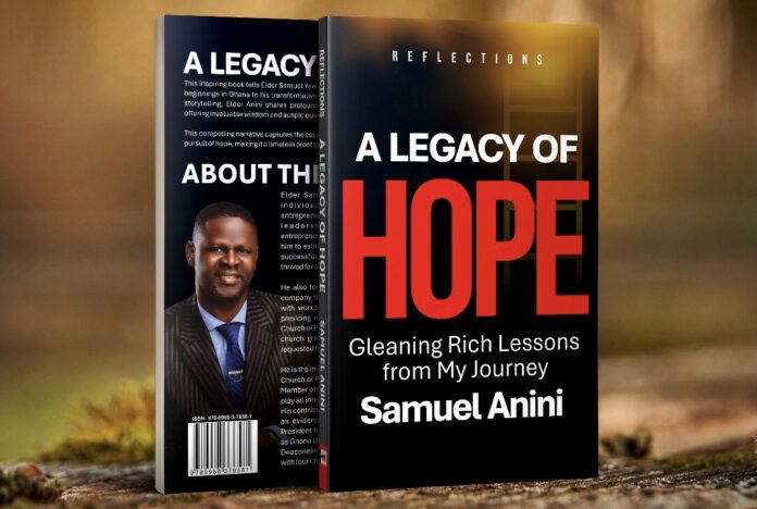 Samuel Anini’s ‘Legacy of Hope’ to be launched in Finland 
Samuel Anini’s ‘Legacy of Hope’ to be launched in Finland