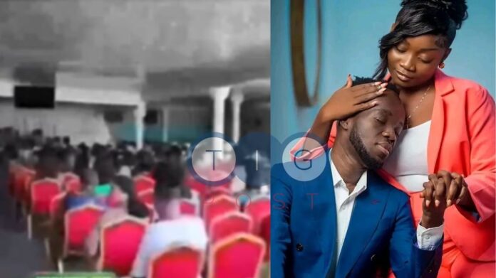 VIDEO: Dumsor disrupts musician Akwaboah Jr’s wedding ceremony