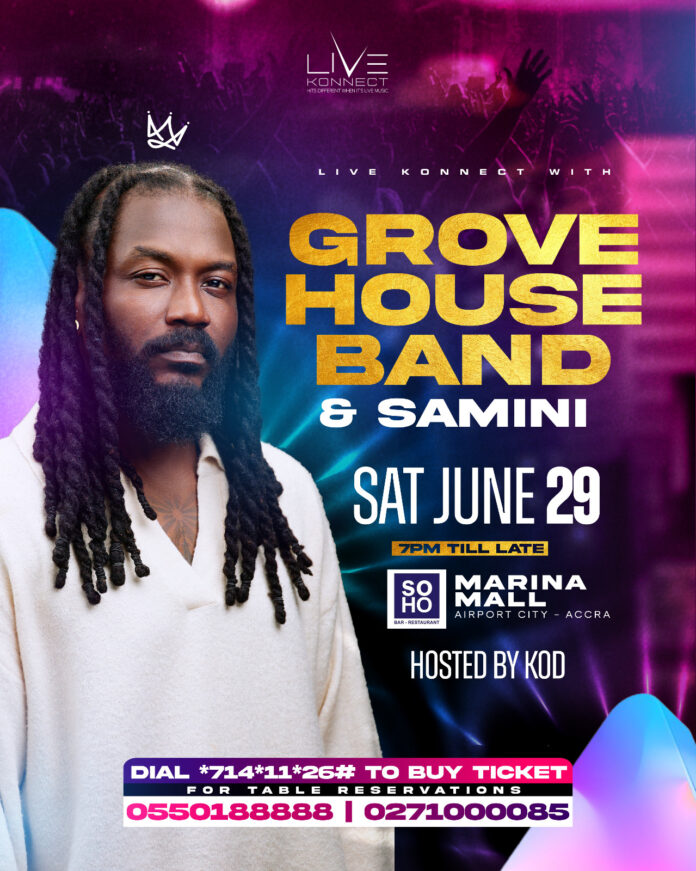 Samini to perform at Live Konnect in Accra on June 29