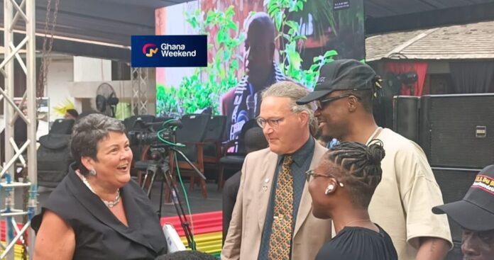 E.L meets U.S Ambassador Virginia Palmer