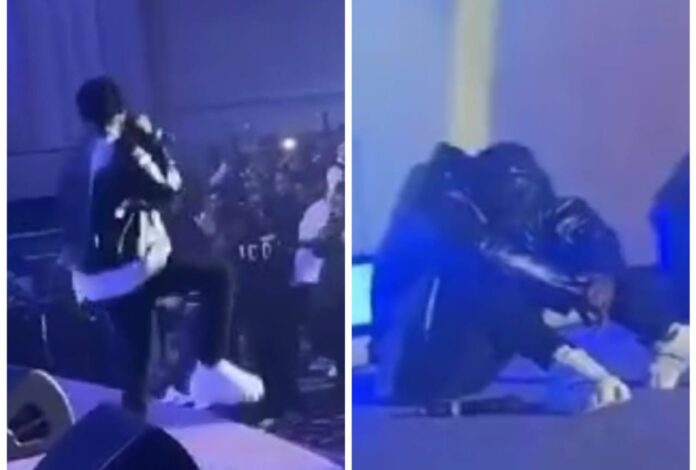 King Paluta sheds uncontrollable tears while performing hit song ‘Aseda’ in London