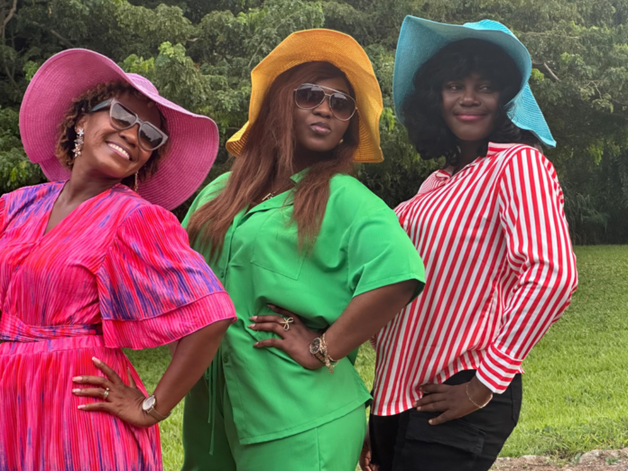 A pink October full of affirmative action in Nii Commey’s 
A pink October, full of affirmative action in Nii Commey’s ‘Where 2 Or More Women Are Gathered’