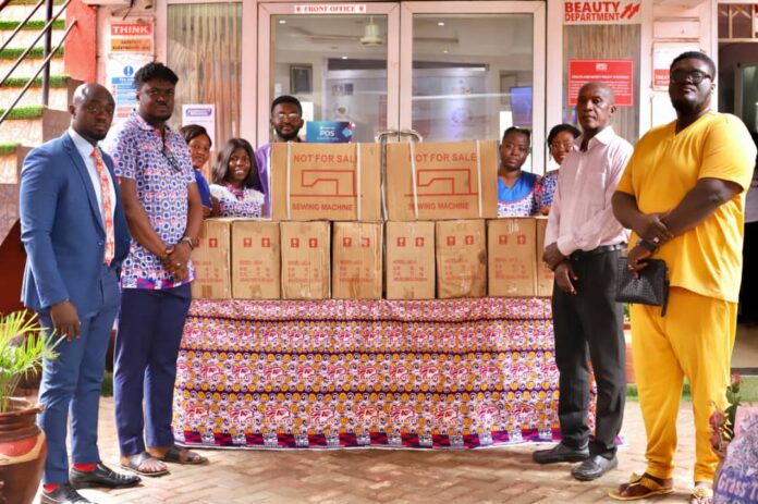 Baatsona assemblyman donates sewing machines to Abrantie College Baatsona Assemblyman donates sewing machines to Abrantie College