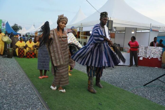 Couples display Ghanaian culture at 2024 Joy Prime Made in 
Couples display Ghanaian culture at 2024 Joy Prime Made in Ghana Fair