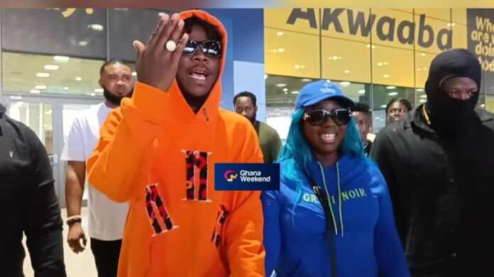 Jamaican songstress Spice arrives in Ghana ahead of video shoot Jamaican songstress Spice arrives in Ghana ahead of video shoot with Stonebwoy