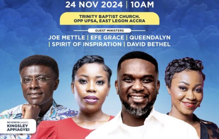 Joe Mettle, Efe Grace, Queendalyn, David Bethel for second edition 
Joe Mettle, Efe Grace, Queendalyn, David Bethel for second edition of ‘Highest Praise’ Festival