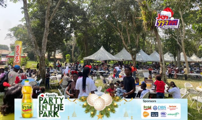 Joy FM Family Party in the Park kicks off with 
Joy FM Family Party in the Park kicks off with excitement at Aburi Botanical Gardens