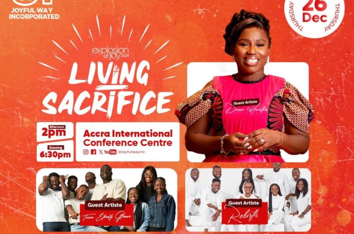 Joyful Way Incorporated to fill AICC with spirit of praise and worship today