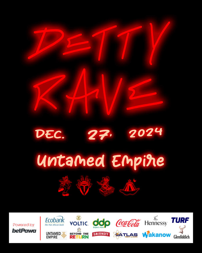 Raw noise 2024 – Detty Rave continues its unmatched energy 
Raw noise 2024 – Detty Rave continues its unmatched energy this December in Accra
