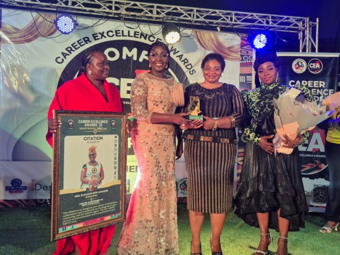 
Nhyira FM’s Mama Effe honoured at Career Excellence Awards 2025 for exemplary leadership in media                            