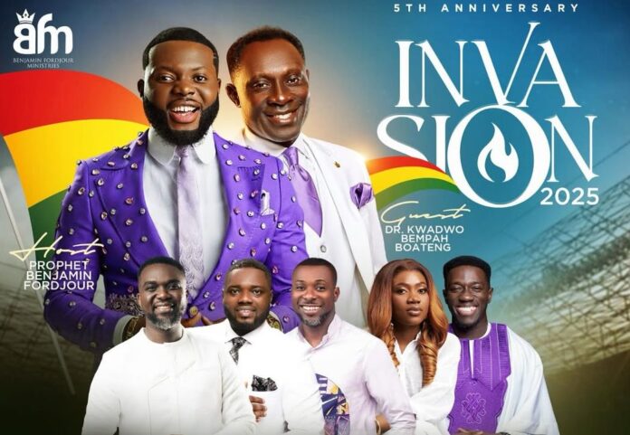 Team Eternity, Joe Mettle to minister at 5th anniversary of Invasion Ghana on June 22
